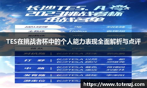 TES在挑战者杯中的个人能力表现全面解析与点评